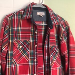Wallace & Barnes by J.crew Red plaid button up
